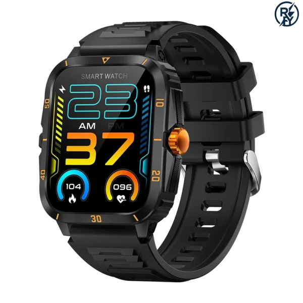 KT71 Smart Watch 1.96" Touch Screen Watches 9.8FT Deep Waterproof Fitness Tracker Heart Rate Blood Oxygen Sleeping Monitor