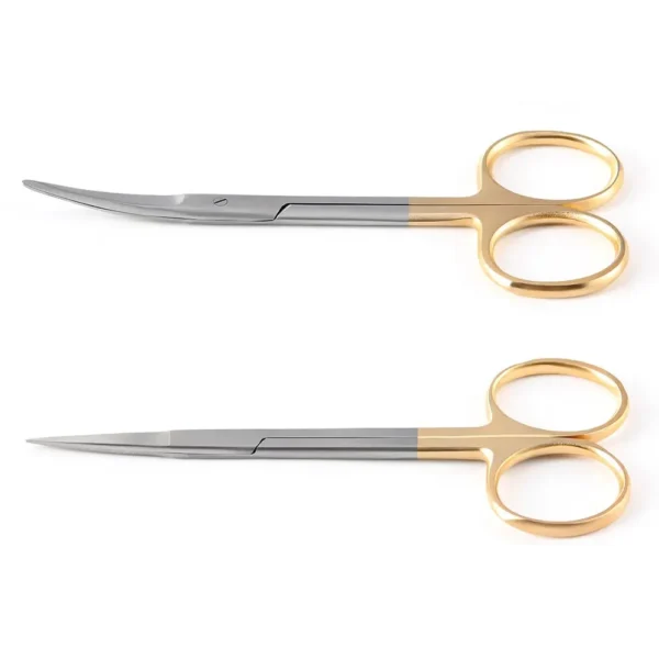 1 pc Stainless Steel Dental Surgical Scissors Straight/Curved Tip 11.5cm Dentist Tools Dentistry Lab Instrument