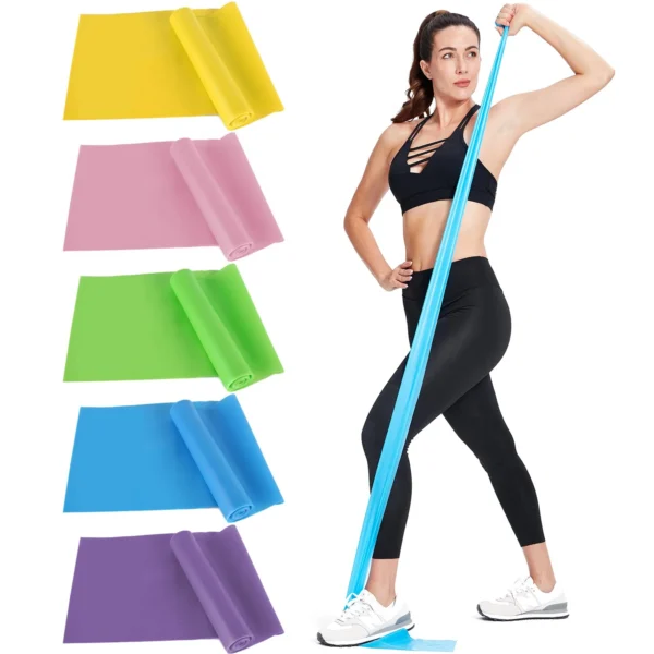 Resistance Band Set Stretch Bands for Working Out Women or Men, Strength Training, Home Fitnes, Toning Stretching Yoga Pilates