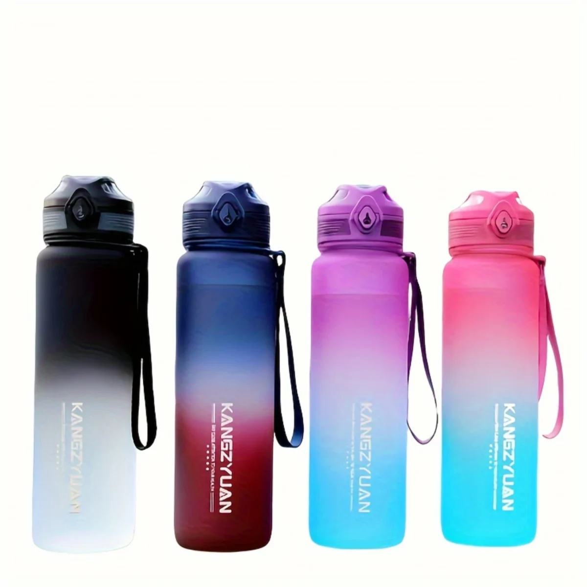 1pc 32oz Tritan BPA-Free Sports Water Bottle with Infuser & Lid for Outdoor Gym Yoga Cyclists - Image 1