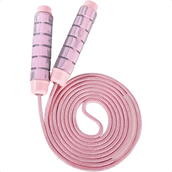 Jump Rope for Women Men Adjustable Length Cotton Skipping Rope for Adults Workout Equipment for Weight Loss Cardio Boxing Fitn