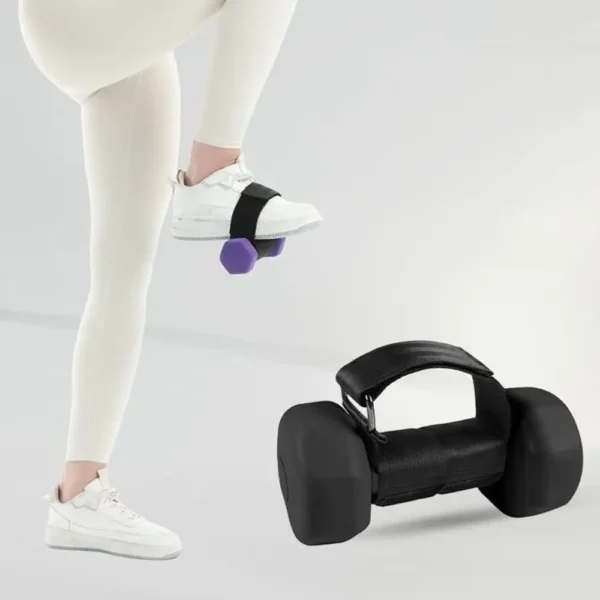 Adjustable Dumbbell Foot Strap Comfortable Sturdy Ankle Weights Bands Shin Assist Ankle Buckle Weight Lifting Webbing