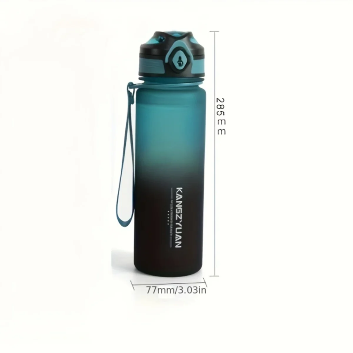 1pc 32oz Tritan BPA-Free Sports Water Bottle with Infuser & Lid for Outdoor Gym Yoga Cyclists - Image 2