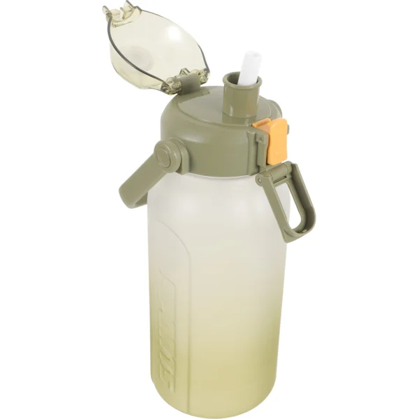 Large Capacity Water Cup 1.5L Straw Graduation Design Bottle for Women Gym Sports Outdoor Fitness Hiking Travel PortableReusable