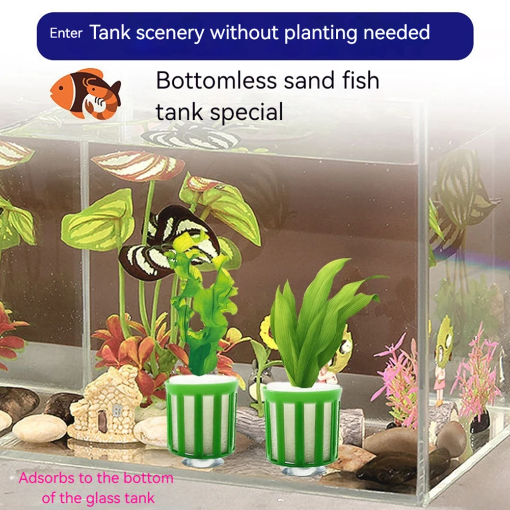 10pcs aquarium plant fixing pot kit anti floating aquatic plant pots fish tank plants fix basket kit aquarium accessories 10pcs aquarium plant fixing pot kit anti floating aquatic plant pots fish tank plants fix basket kit aquarium accessories