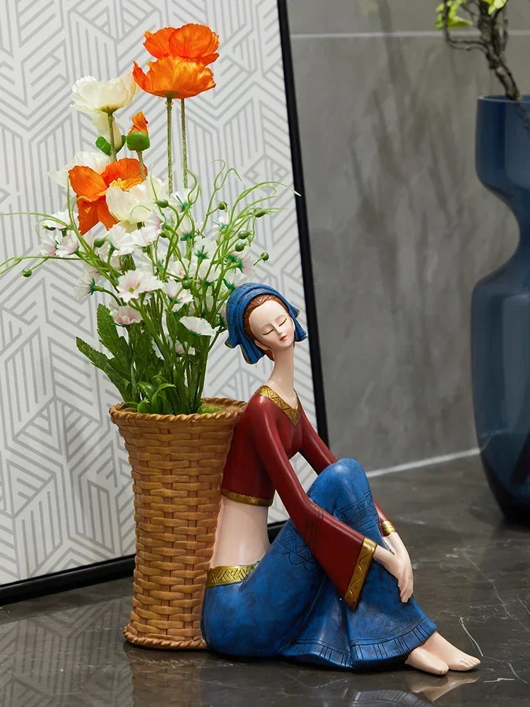 nordic home decor girl art figure storage tray ornament luxury living room kawaii desk accessories interior figurines decoration nordic home decor girl art figure storage tray ornament luxury living room kawaii desk accessories interior figurines decoration