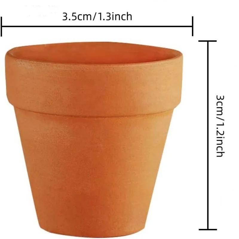 50 pcs tiny terracotta pots 1.3 inch small mini clay pots with drainage holes flower nursery terra cotta pots for in/outdoor 50 pcs tiny terracotta pots 1.3 inch small mini clay pots with drainage holes flower nursery terra cotta pots for in/outdoor