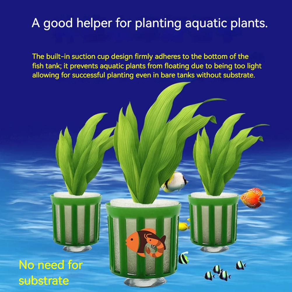 10pcs aquarium plant fixing pot kit anti floating aquatic plant pots fish tank plants fix basket kit aquarium accessories 10pcs aquarium plant fixing pot kit anti floating aquatic plant pots fish tank plants fix basket kit aquarium accessories