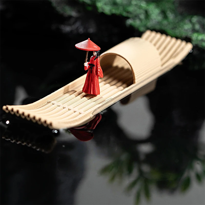 mini 3d floating boat bamboo raft fish tank bonsai art crafts micro landscape ornaments creative aquarium decor accessories mini 3d floating boat bamboo raft fish tank bonsai art crafts micro landscape ornaments creative aquarium decor accessories