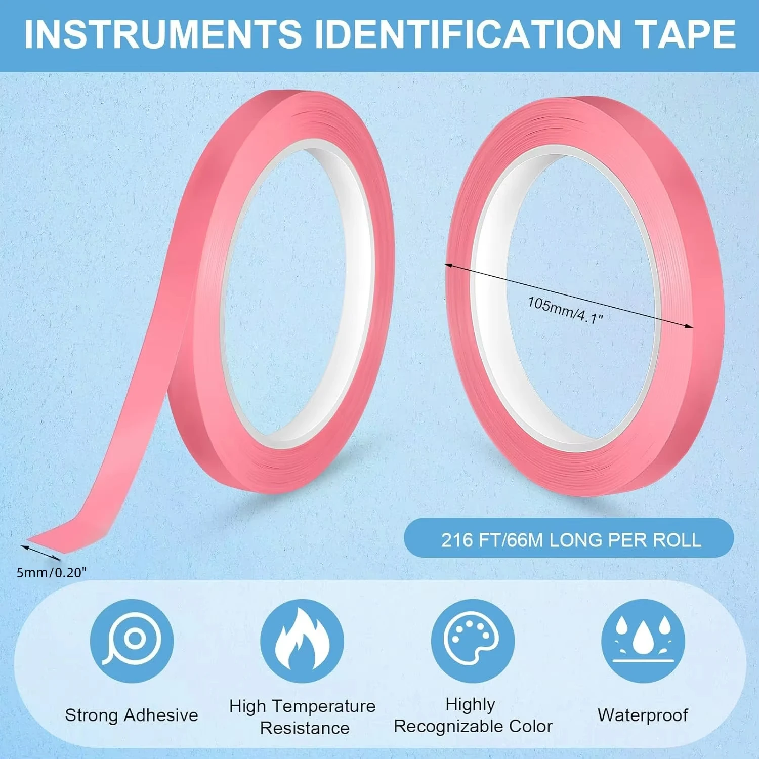 nigf 1 roll dental instruments tapes autoclave tape 9 colors surgical autoclavable marla gum tape 150° f steam disinfection nigf 1 roll dental instruments tapes autoclave tape 9 colors surgical autoclavable marla gum tape 150° f steam disinfection