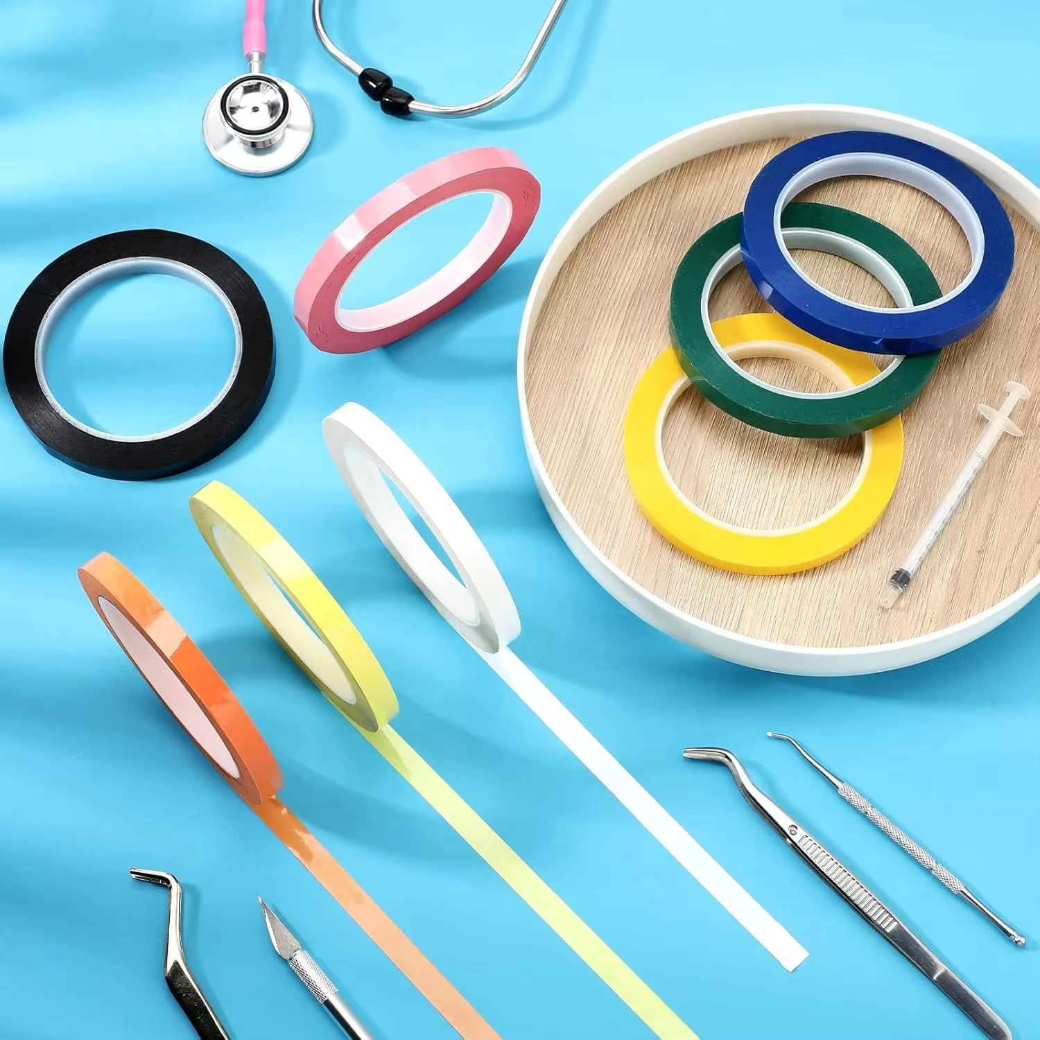 nigf 1 roll dental instruments tapes autoclave tape 9 colors surgical autoclavable marla gum tape 150° f steam disinfection nigf 1 roll dental instruments tapes autoclave tape 9 colors surgical autoclavable marla gum tape 150° f steam disinfection